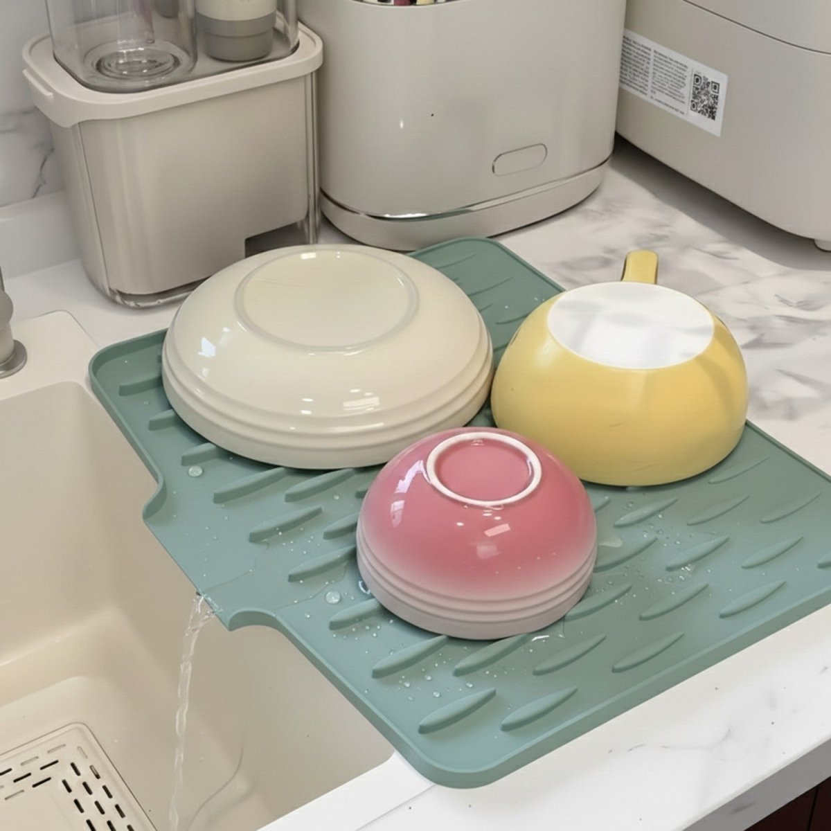 Silicone Draining Mat for Quick Drying
