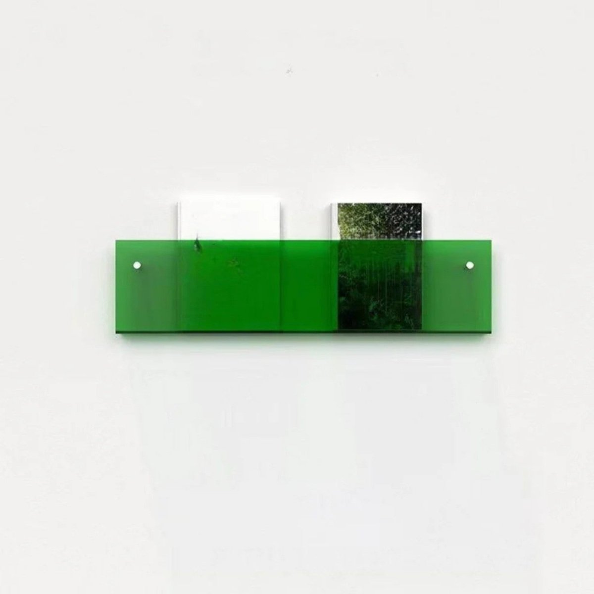 Sleek Clear Acrylic Magazine Wall Shelf