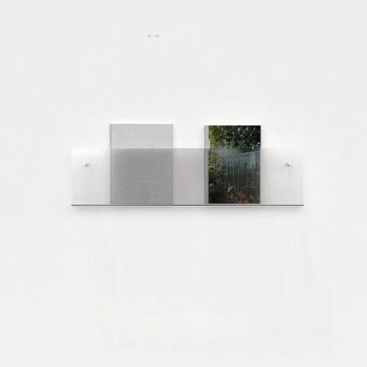 Sleek Clear Acrylic Magazine Wall Shelf