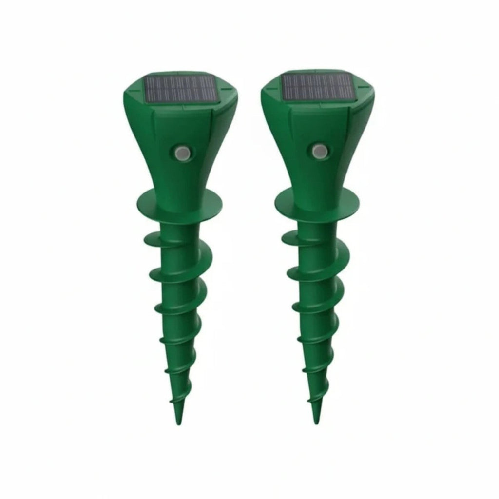 Solar Mole Repeller with Vibrations