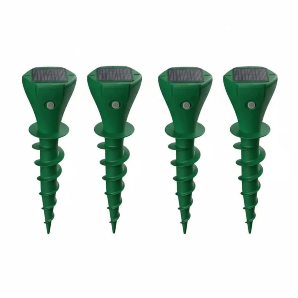 Solar Mole Repeller with Vibrations
