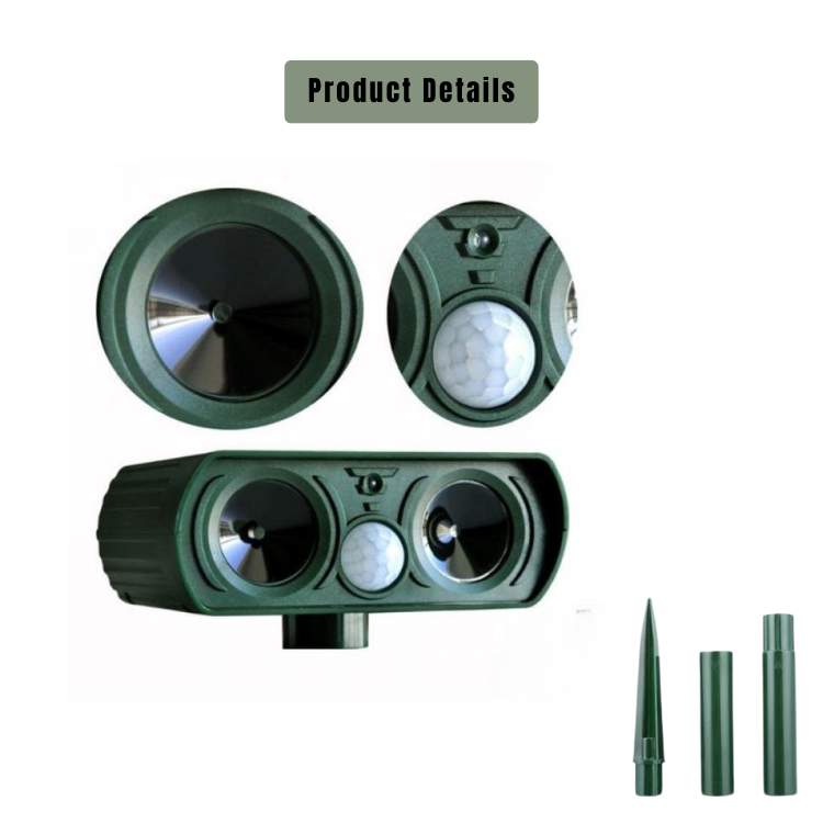 Solar-Powered Ultrasonic Pest Repeller