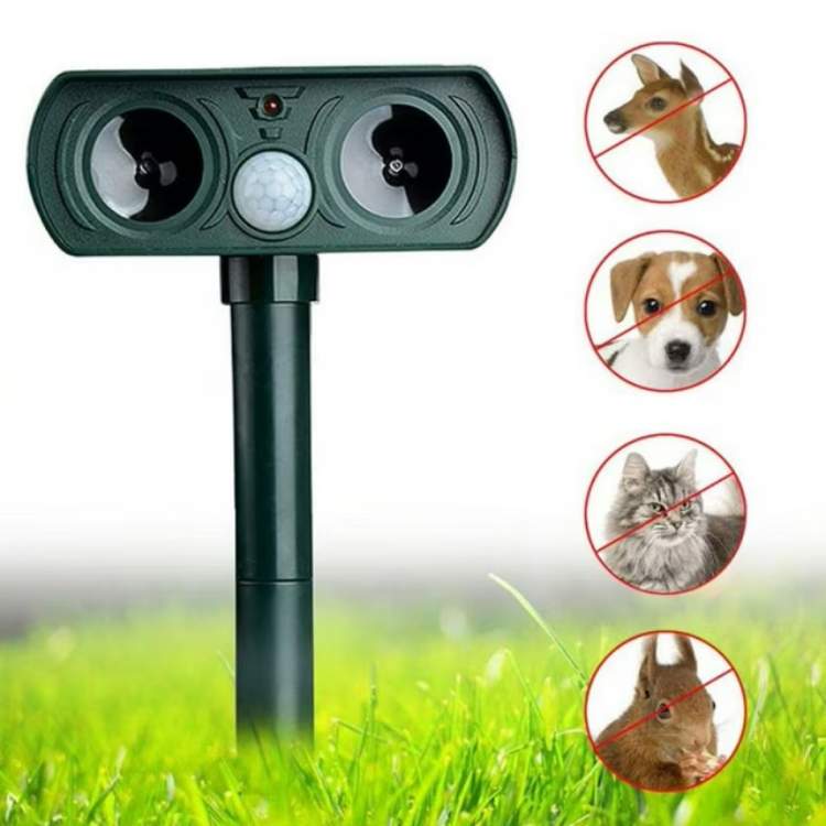Solar-Powered Ultrasonic Pest Repeller