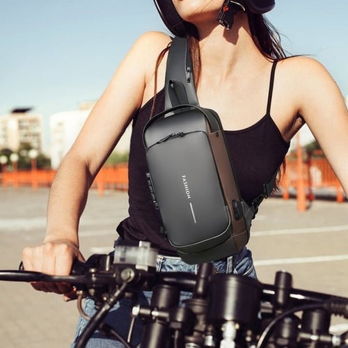 Stylish Anti-Theft Crossbody Bag - Nina