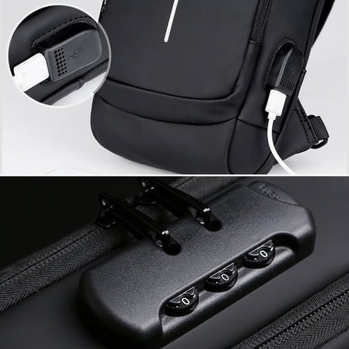 Stylish Anti-Theft Crossbody Bag - Nina