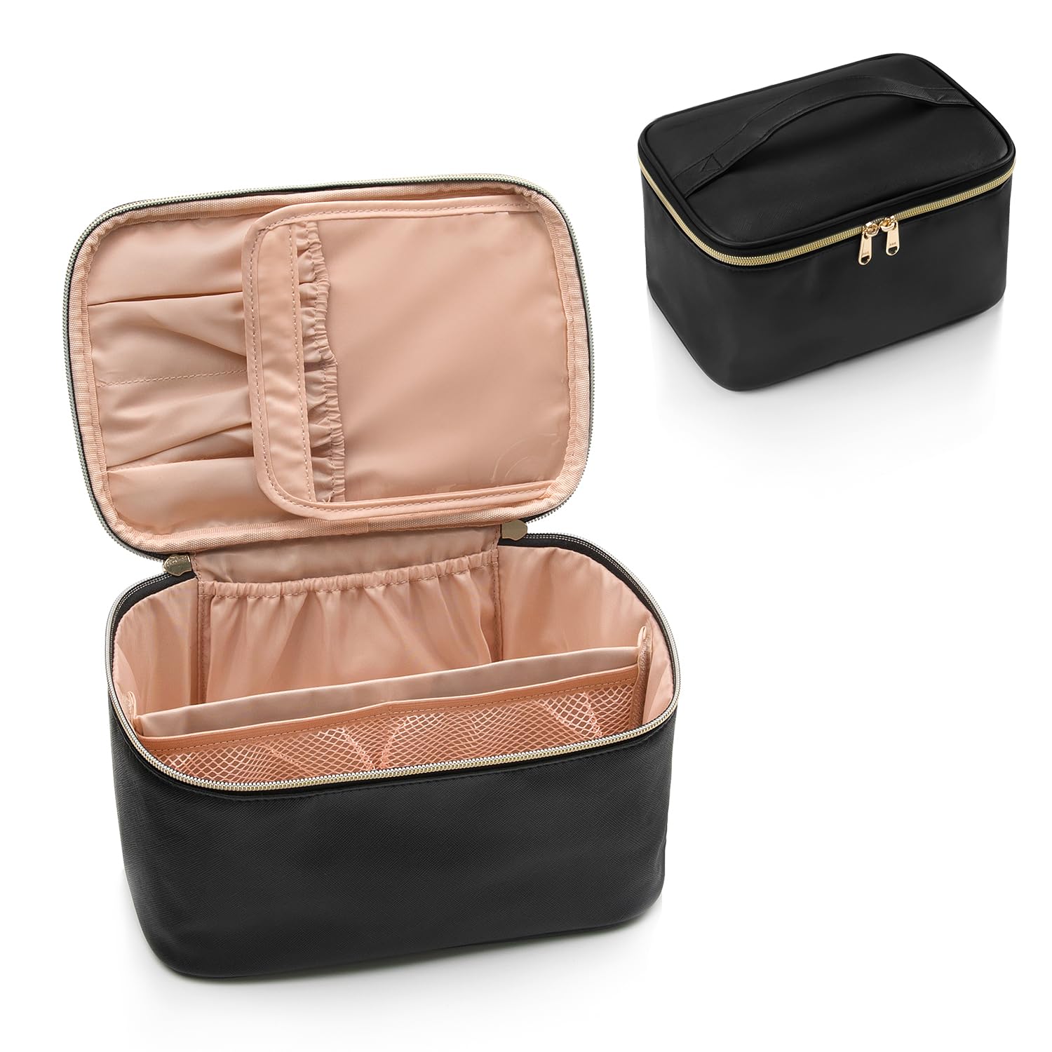 Travel-friendly Make-up Organizer with Dividers