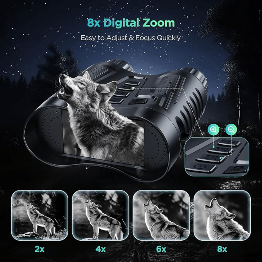 Ultra HD Night Binoculars – Zoom, Record, and Own the Night