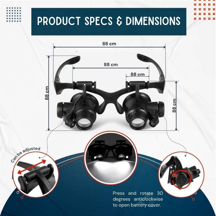 UltraVision Magnifying Glasses With Light