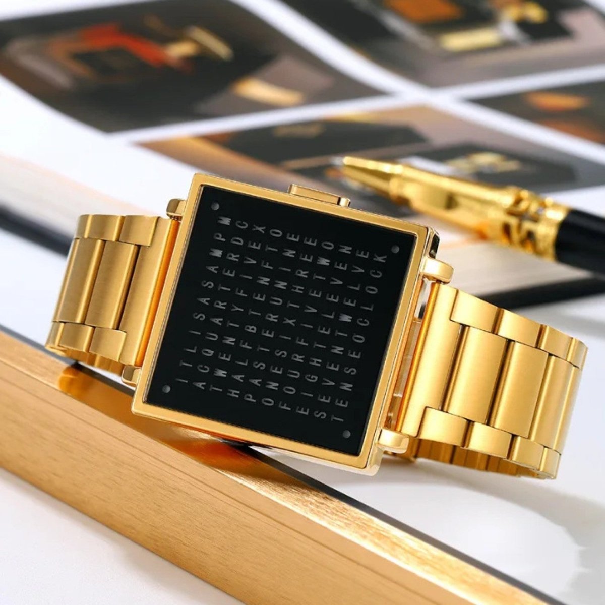 Unisex Textual Watch