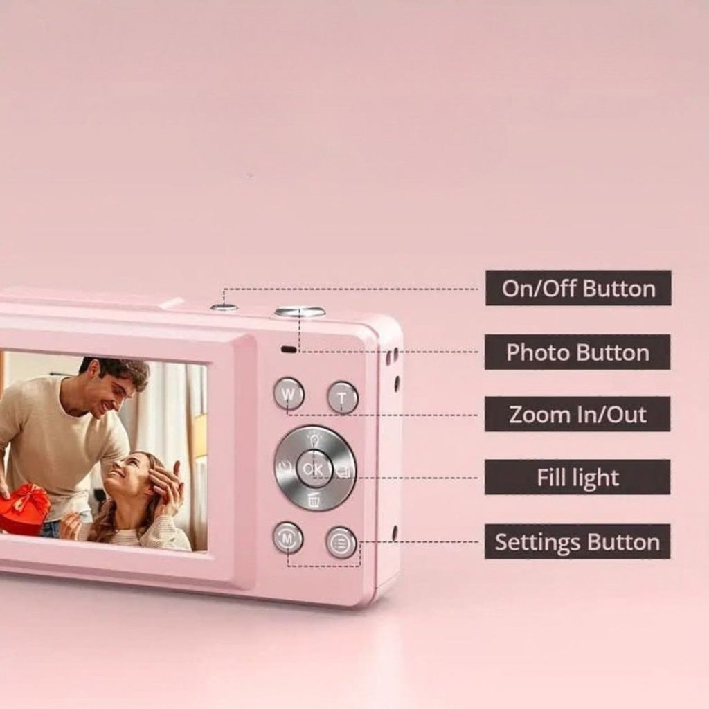 Vintage Digital Camera with Modern Features