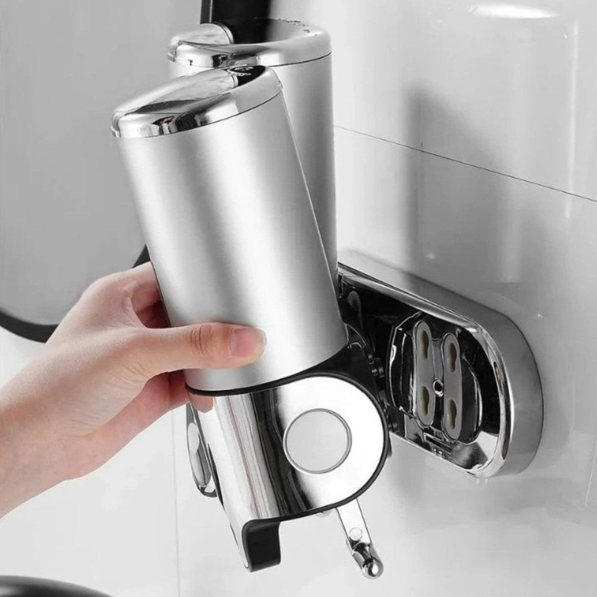 Wall-Mounted Stainless Steel Soap Dispenser