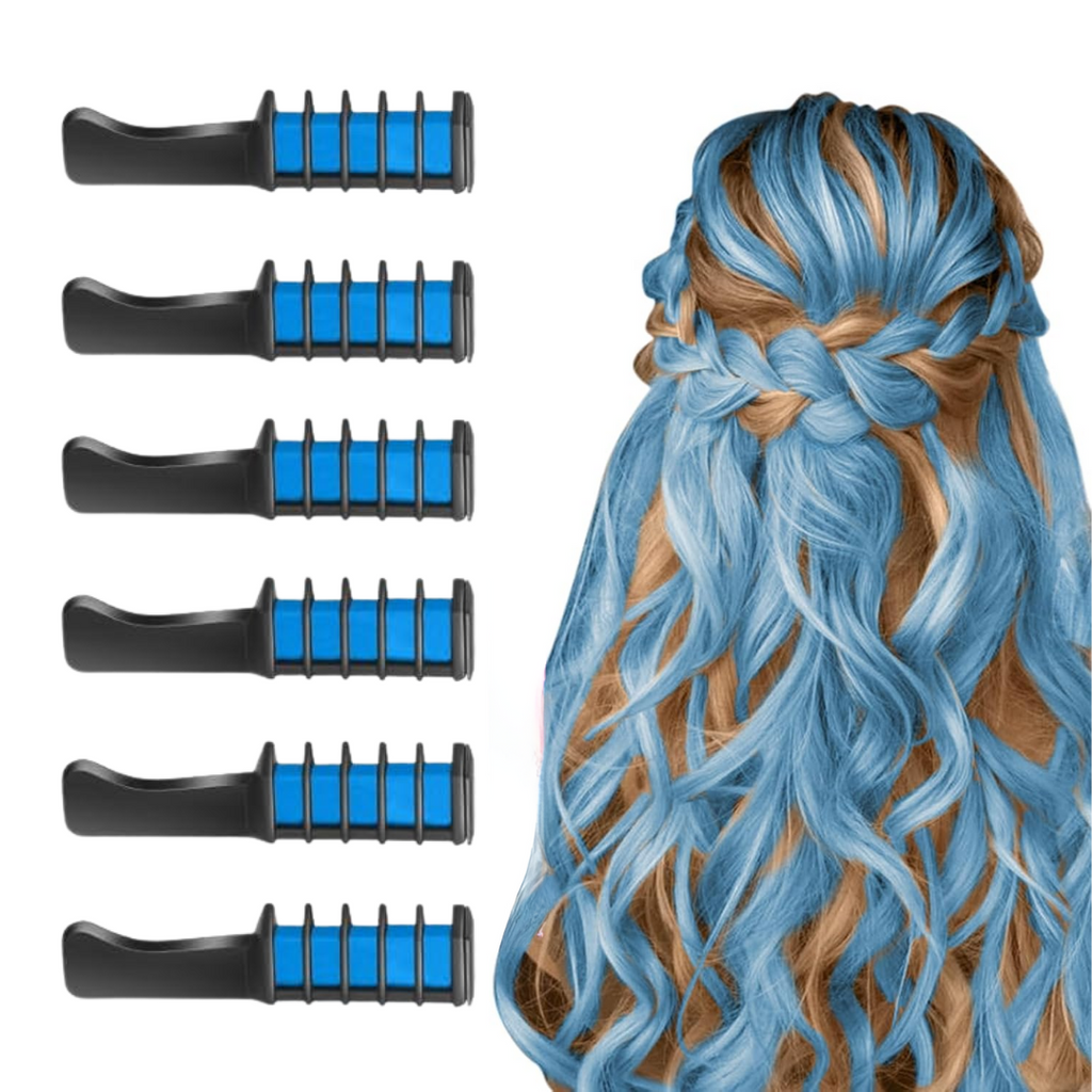 Washable Hair Chalk Comb – Fun Temporary Hair Colour