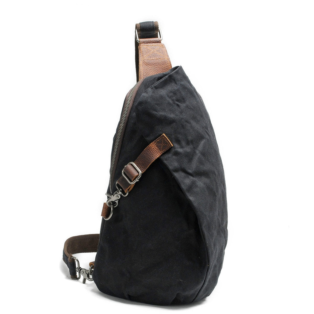 Water-Resistant Canvas Crossbody Bag with Anti-Theft Pocket – MultiWear