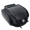 Water-Resistant Motorcycle Tail Bag with Expandable Storage