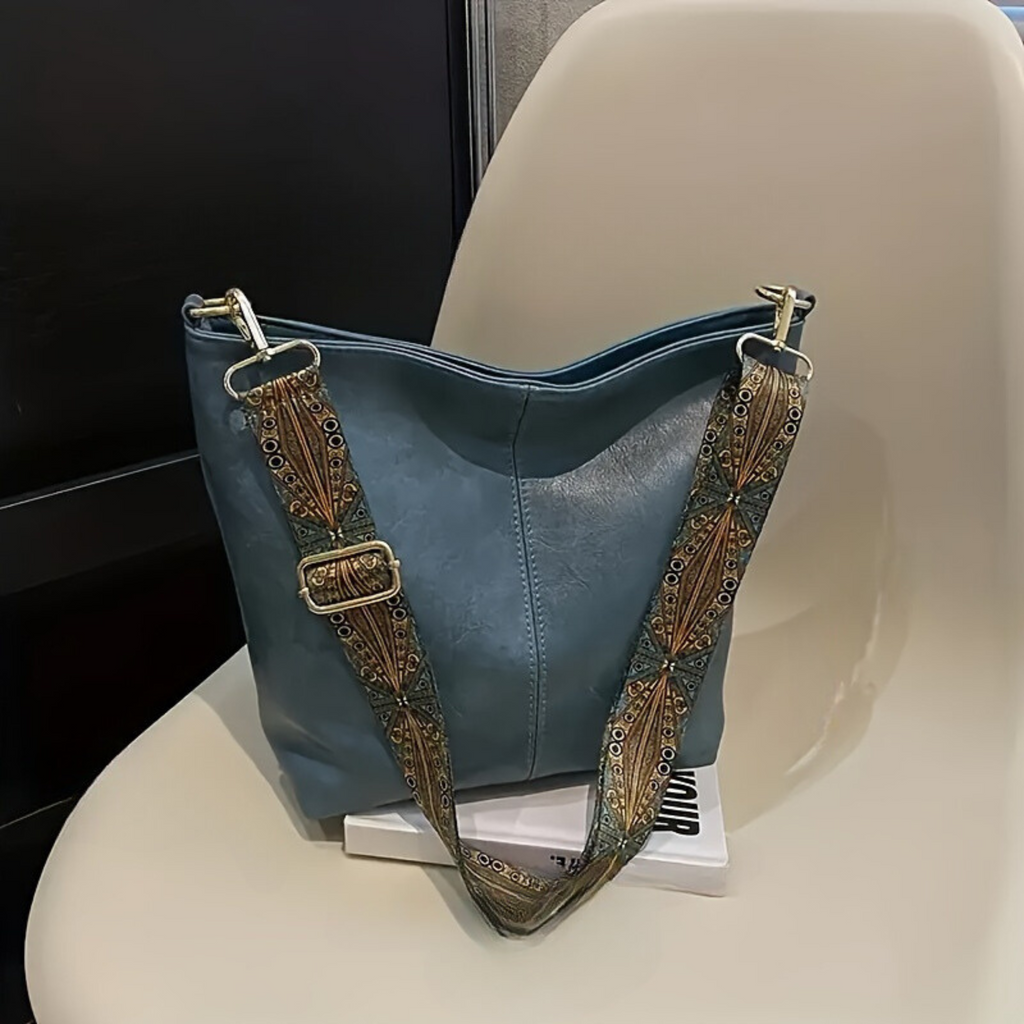 Waterproof Leather Handbag - Mia