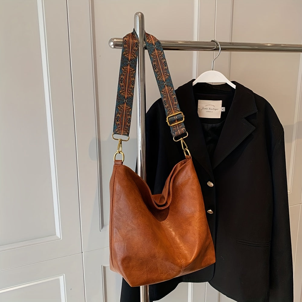 Waterproof Leather Handbag - Mia