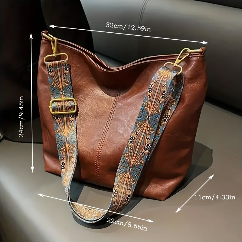 Waterproof Leather Handbag - Mia