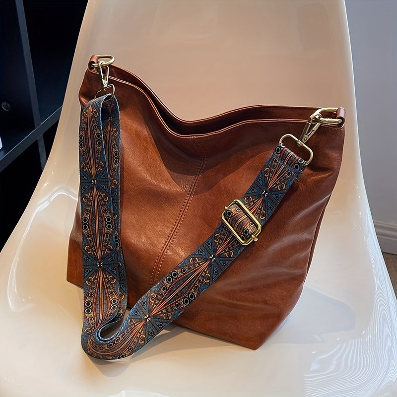 Waterproof Leather Handbag - Mia