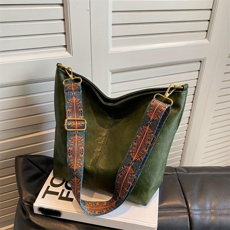 Waterproof Leather Handbag - Mia