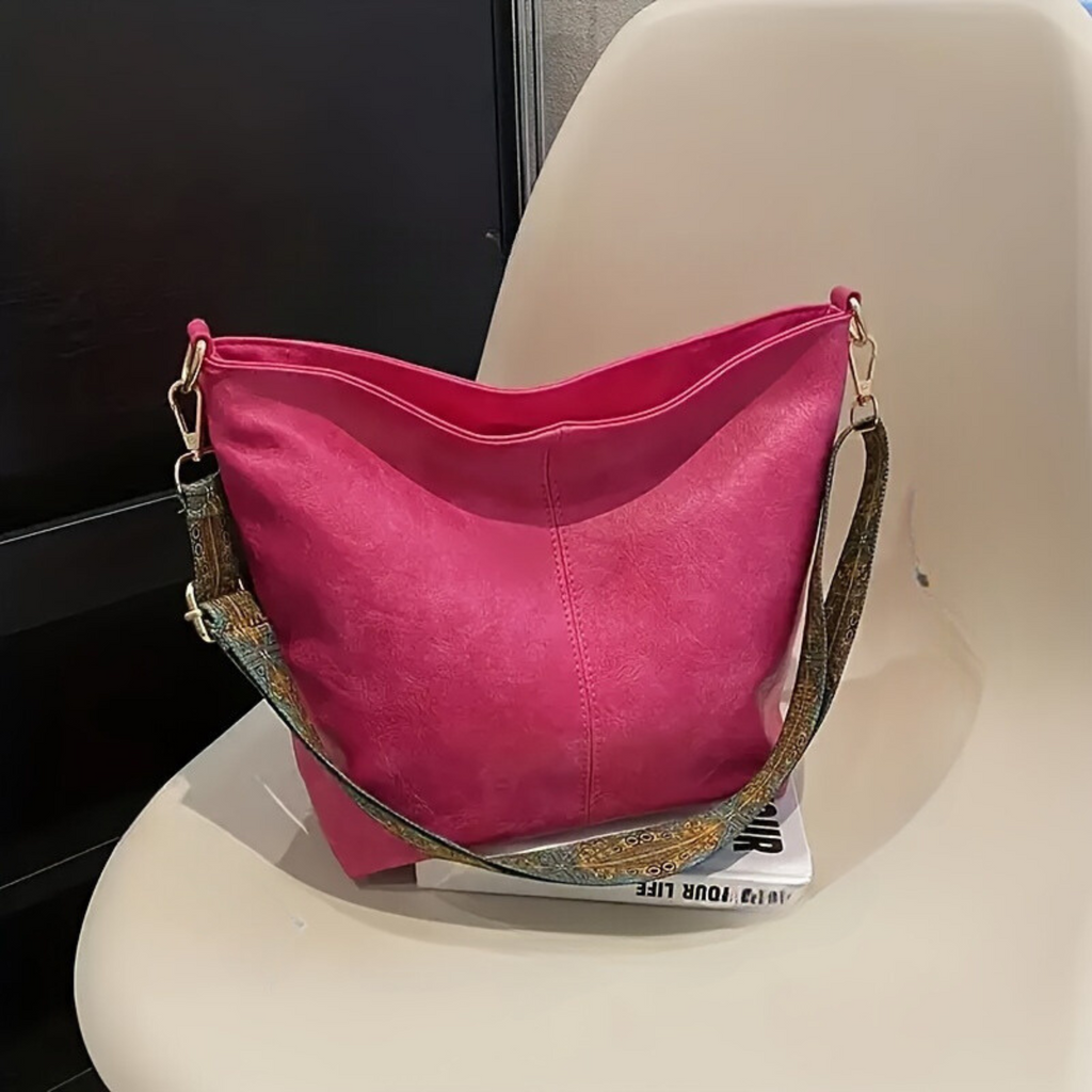 Waterproof Leather Handbag - Mia