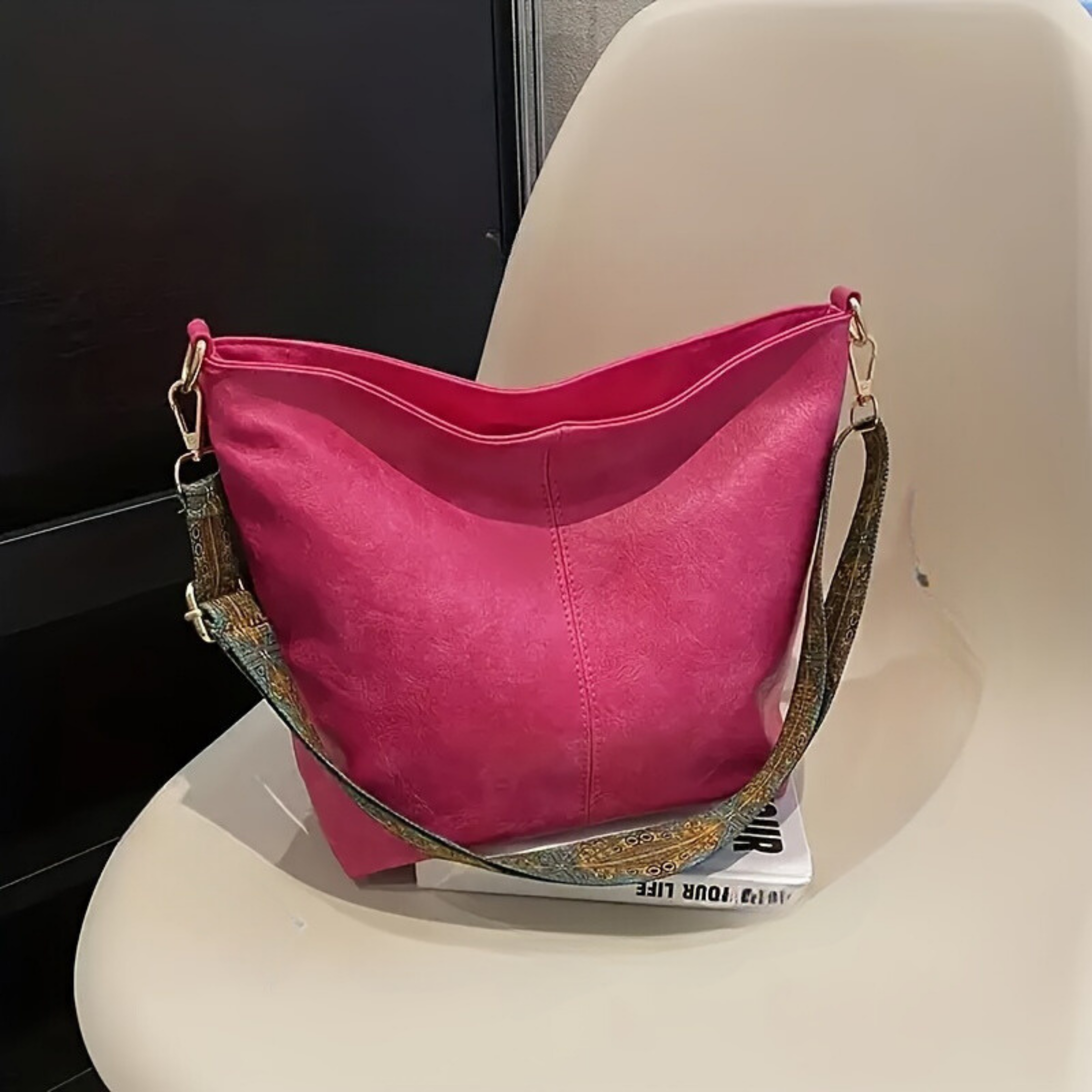 Waterproof Leather Handbag - Mia