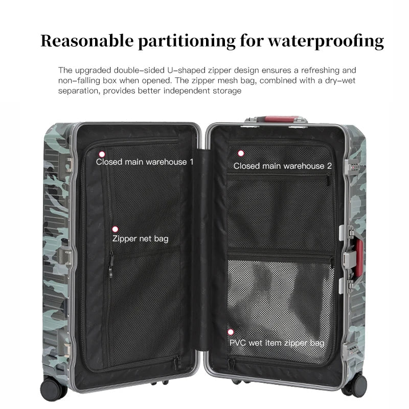 Wide Grip Hard Shell Suitcase - Zagreb