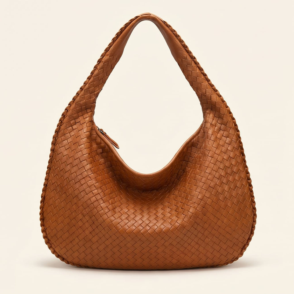 Woven Shoulder Bag - Camille
