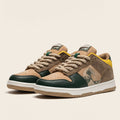 Artistic ladies and gentlemen's platform sneakers with wave design – Daiki