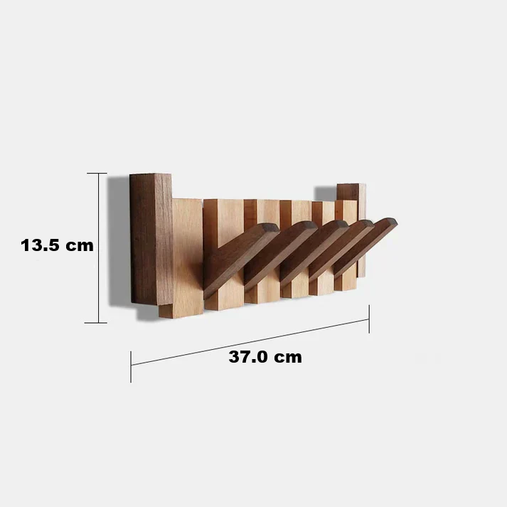 Wooden Piano Style Coat Rack - Melodia