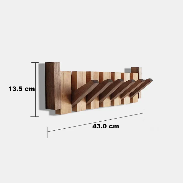 Wooden Piano Style Coat Rack - Melodia