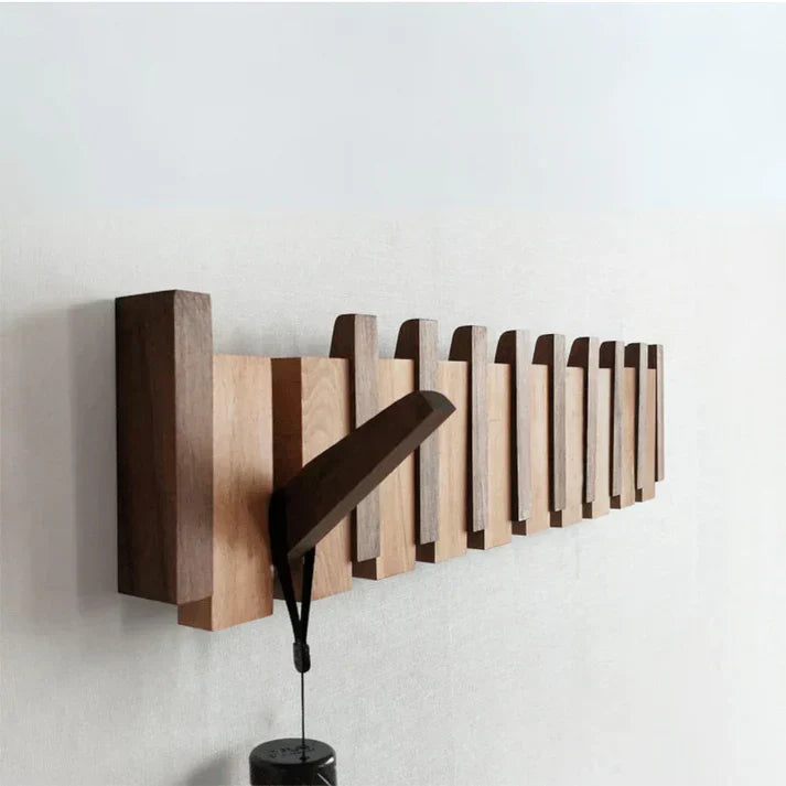 Wooden Piano Style Coat Rack - Melodia