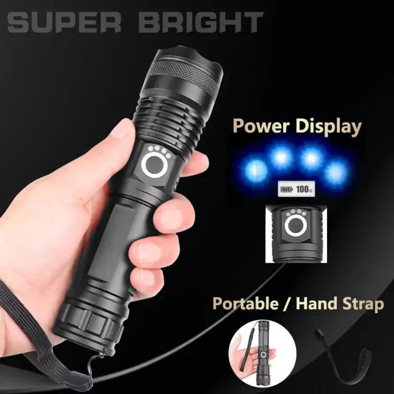 XH-P50 90000 Lumens Flashlight