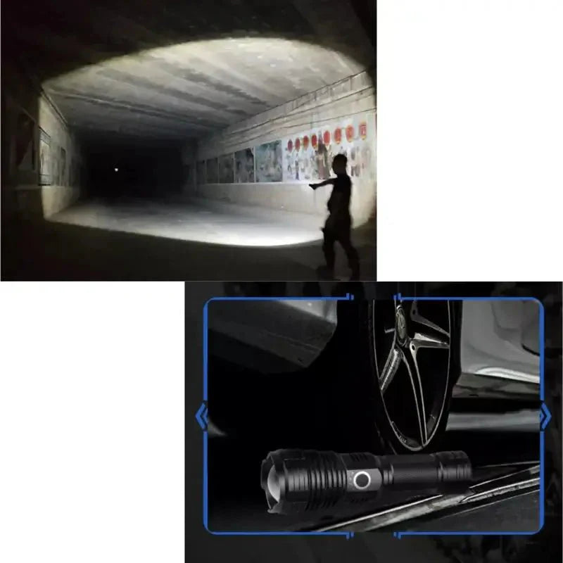 XH-P50 90000 Lumens Flashlight